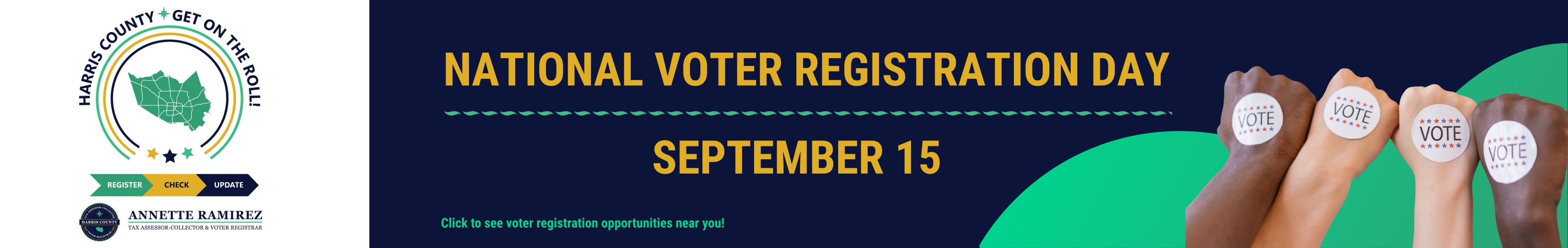 National Voter Registration Day 2026